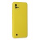 Newface Realme C11 2021 Kılıf Nano içi Kadife Silikon - Sarı Newface Realme C11 2021 Kılıf Nano içi Kadife Silikon - Sarı