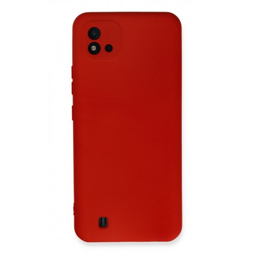 Newface Realme C11 2021 Kılıf Nano içi Kadife Silikon - Kırmızı Newface Realme C11 2021 Kılıf Nano içi Kadife Silikon - Kırmızı