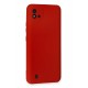 Newface Realme C11 2021 Kılıf Nano içi Kadife Silikon - Kırmızı Newface Realme C11 2021 Kılıf Nano içi Kadife Silikon - Kırmızı