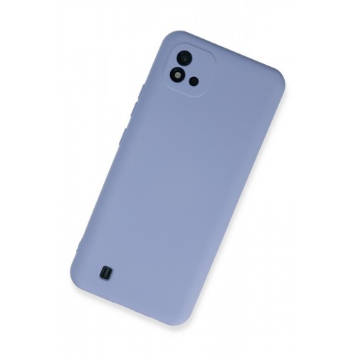 Newface Realme C11 2021 Kılıf Nano içi Kadife Silikon - Lila Newface Realme C11 2021 Kılıf Nano içi Kadife Silikon - Lila