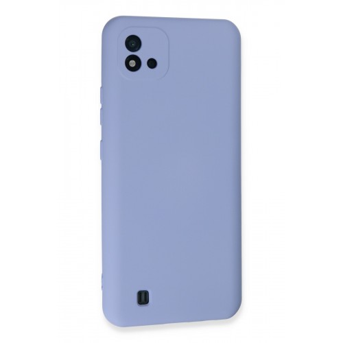 Newface Realme C11 2021 Kılıf Nano içi Kadife Silikon - Lila Newface Realme C11 2021 Kılıf Nano içi Kadife Silikon - Lila