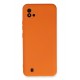 Newface Realme C11 2021 Kılıf Nano içi Kadife Silikon - Turuncu Newface Realme C11 2021 Kılıf Nano içi Kadife Silikon - Turuncu