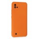 Newface Realme C11 2021 Kılıf Nano içi Kadife Silikon - Turuncu Newface Realme C11 2021 Kılıf Nano içi Kadife Silikon - Turuncu