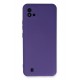 Newface Realme C11 2021 Kılıf Nano içi Kadife Silikon - Mor Newface Realme C11 2021 Kılıf Nano içi Kadife Silikon - Mor