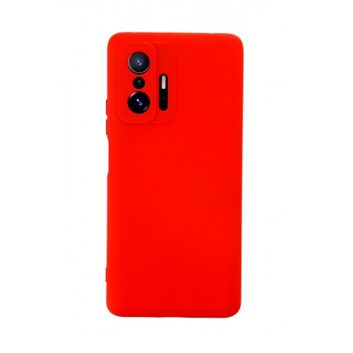 Newface Xiaomi Mi 11T Kılıf Nano içi Kadife Silikon - Kırmızı Newface Xiaomi Mi 11T Kılıf Nano içi Kadife Silikon - Kırmızı