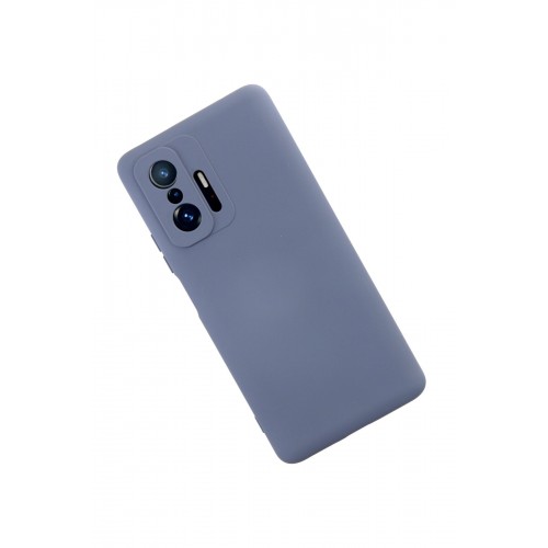Newface Xiaomi Mi 11T Kılıf Nano içi Kadife Silikon - Gri Newface Xiaomi Mi 11T Kılıf Nano içi Kadife Silikon - Gri