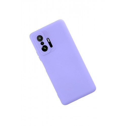 Newface Xiaomi Mi 11T Pro Kılıf Nano içi Kadife Silikon - Lila Newface Xiaomi Mi 11T Pro Kılıf Nano içi Kadife Silikon - Lila