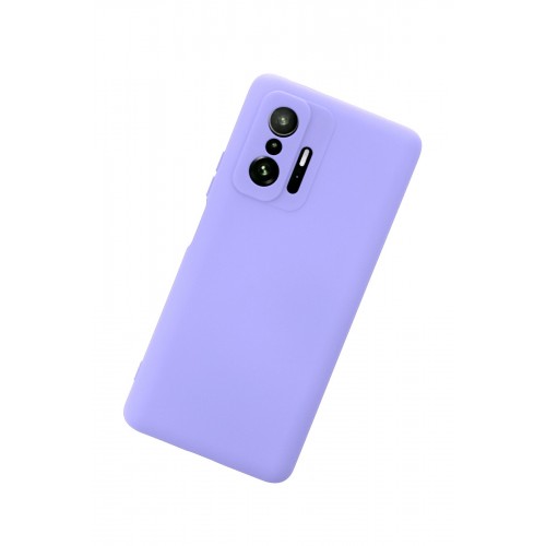 Newface Xiaomi Mi 11T Pro Kılıf Nano içi Kadife Silikon - Lila Newface Xiaomi Mi 11T Pro Kılıf Nano içi Kadife Silikon - Lila