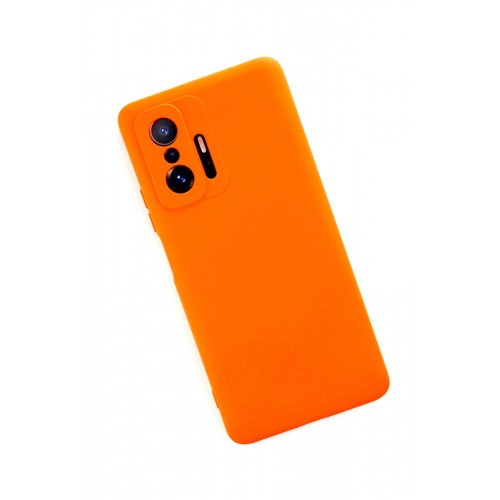 Newface Xiaomi Mi 11T Pro Kılıf Nano içi Kadife Silikon - Turuncu Newface Xiaomi Mi 11T Pro Kılıf Nano içi Kadife Silikon - Turuncu