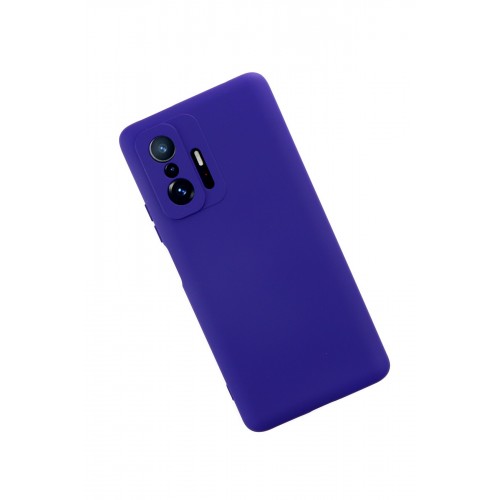 Newface Xiaomi Mi 11T Pro Kılıf Nano içi Kadife Silikon - Mor Newface Xiaomi Mi 11T Pro Kılıf Nano içi Kadife Silikon - Mor