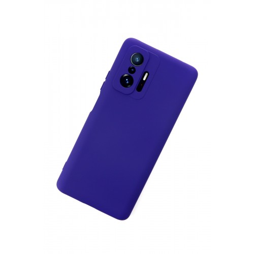 Newface Xiaomi Mi 11T Pro Kılıf Nano içi Kadife Silikon - Mor Newface Xiaomi Mi 11T Pro Kılıf Nano içi Kadife Silikon - Mor
