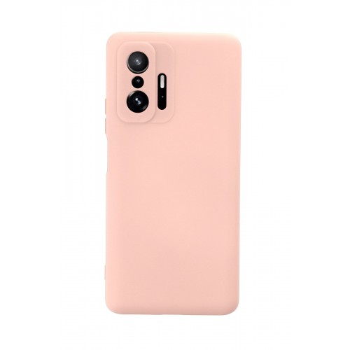 Newface Xiaomi Mi 11T Pro Kılıf Nano içi Kadife Silikon - Pudra Newface Xiaomi Mi 11T Pro Kılıf Nano içi Kadife Silikon - Pudra