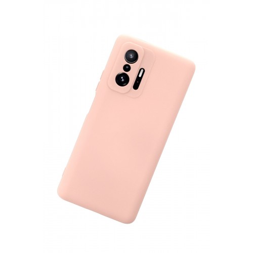 Newface Xiaomi Mi 11T Pro Kılıf Nano içi Kadife Silikon - Pudra Newface Xiaomi Mi 11T Pro Kılıf Nano içi Kadife Silikon - Pudra
