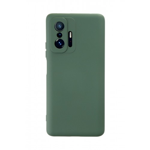 Newface Xiaomi Mi 11T Pro Kılıf Nano içi Kadife Silikon - Koyu Yeşil Newface Xiaomi Mi 11T Pro Kılıf Nano içi Kadife Silikon - Koyu Yeşil