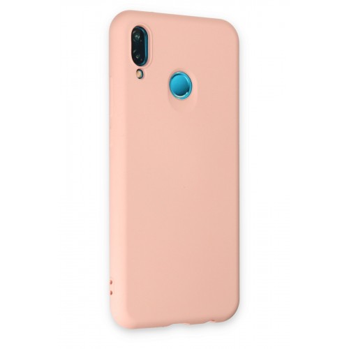 Newface Huawei P20 Lite Kılıf Nano içi Kadife Silikon - Pudra Newface Huawei P20 Lite Kılıf Nano içi Kadife Silikon - Pudra