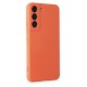 Newface Samsung Galaxy S22 Kılıf Nano içi Kadife Silikon - Turuncu Newface Samsung Galaxy S22 Kılıf Nano içi Kadife Silikon - Turuncu
