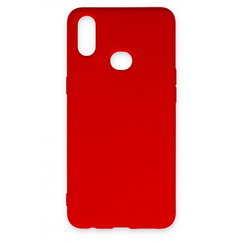 Newface Samsung Galaxy A10S Kılıf Nano içi Kadife Silikon - Kırmızı Newface Samsung Galaxy A10S Kılıf Nano içi Kadife Silikon - Kırmızı