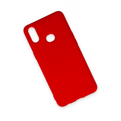Newface Samsung Galaxy A10S Kılıf Nano içi Kadife Silikon - Kırmızı Newface Samsung Galaxy A10S Kılıf Nano içi Kadife Silikon - Kırmızı