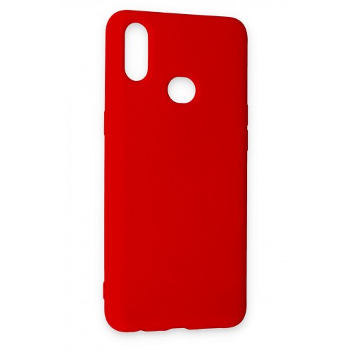 Newface Samsung Galaxy A10S Kılıf Nano içi Kadife Silikon - Kırmızı Newface Samsung Galaxy A10S Kılıf Nano içi Kadife Silikon - Kırmızı