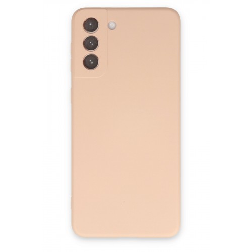 Newface Samsung Galaxy S21 Kılıf Nano içi Kadife Silikon - Pudra Newface Samsung Galaxy S21 Kılıf Nano içi Kadife Silikon - Pudra