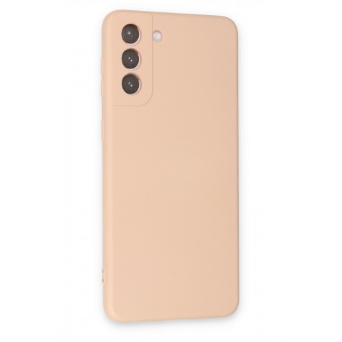 Newface Samsung Galaxy S21 Kılıf Nano içi Kadife Silikon - Pudra Newface Samsung Galaxy S21 Kılıf Nano içi Kadife Silikon - Pudra