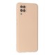 Newface Samsung Galaxy M12 Kılıf Nano içi Kadife Silikon - Pudra Newface Samsung Galaxy M12 Kılıf Nano içi Kadife Silikon - Pudra