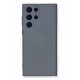 Newface Samsung Galaxy S22 Ultra Kılıf Nano içi Kadife Silikon - Gri Newface Samsung Galaxy S22 Ultra Kılıf Nano içi Kadife Silikon - Gri