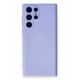 Newface Samsung Galaxy S22 Ultra Kılıf Nano içi Kadife Silikon - Lila Newface Samsung Galaxy S22 Ultra Kılıf Nano içi Kadife Silikon - Lila