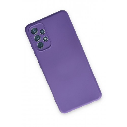Newface Samsung Galaxy A13 4G Kılıf Nano içi Kadife Silikon - Mor Newface Samsung Galaxy A13 4G Kılıf Nano içi Kadife Silikon - Mor
