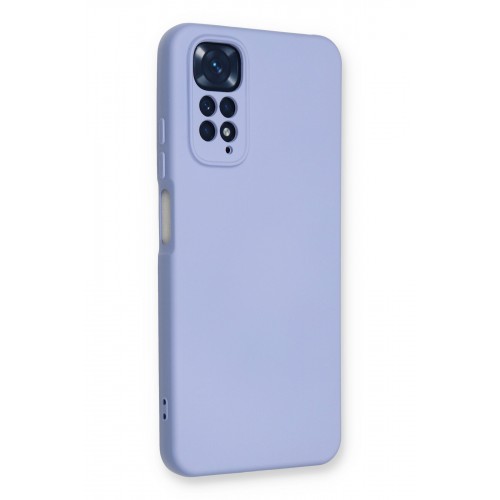 Newface Xiaomi Redmi Note 11 Kılıf Nano içi Kadife Silikon - Lila Newface Xiaomi Redmi Note 11 Kılıf Nano içi Kadife Silikon - Lila
