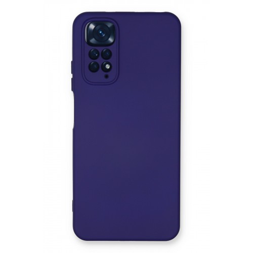 Newface Xiaomi Redmi Note 11 Kılıf Nano içi Kadife Silikon - Mor Newface Xiaomi Redmi Note 11 Kılıf Nano içi Kadife Silikon - Mor