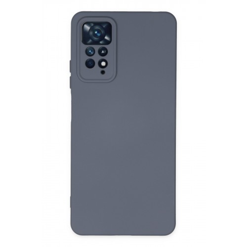 Newface Xiaomi Redmi Note 11 Pro Kılıf Nano içi Kadife  Silikon - Gri
