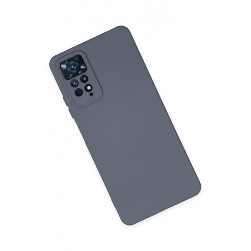 Newface Xiaomi Redmi Note 11 Pro Kılıf Nano içi Kadife Silikon - Gri Newface Xiaomi Redmi Note 11 Pro Kılıf Nano içi Kadife Silikon - Gri