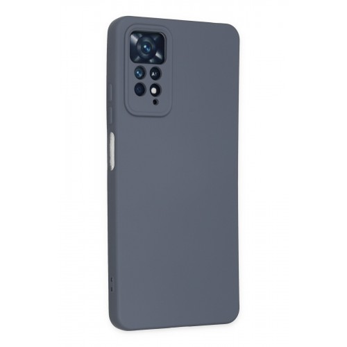 Newface Xiaomi Redmi Note 11 Pro Kılıf Nano içi Kadife Silikon - Gri Newface Xiaomi Redmi Note 11 Pro Kılıf Nano içi Kadife Silikon - Gri