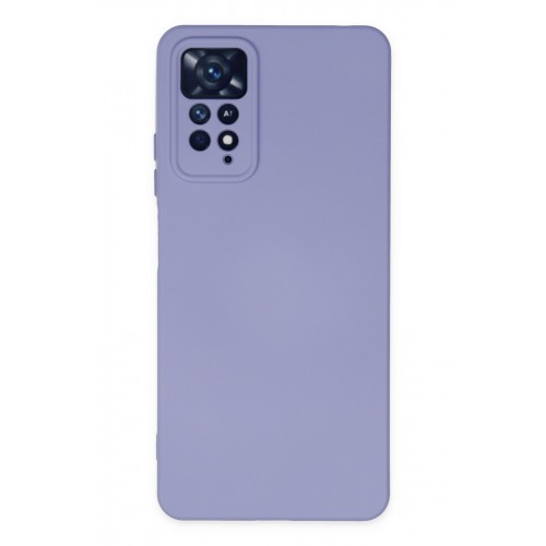 Newface Xiaomi Redmi Note 11 Pro Kılıf Nano içi Kadife  Silikon - Lila