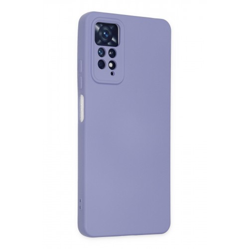 Newface Xiaomi Redmi Note 11 Pro Kılıf Nano içi Kadife Silikon - Lila Newface Xiaomi Redmi Note 11 Pro Kılıf Nano içi Kadife Silikon - Lila