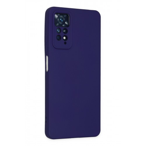 Newface Xiaomi Redmi Note 11 Pro Kılıf Nano içi Kadife Silikon - Mor Newface Xiaomi Redmi Note 11 Pro Kılıf Nano içi Kadife Silikon - Mor