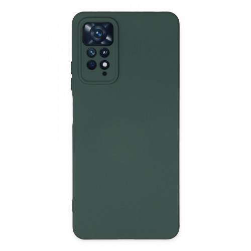 Newface Xiaomi Redmi Note 11 Pro Kılıf Nano içi Kadife Silikon - Koyu Yeşil Newface Xiaomi Redmi Note 11 Pro Kılıf Nano içi Kadife Silikon - Koyu Yeşil