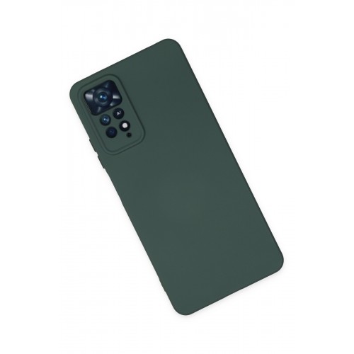 Newface Xiaomi Redmi Note 11 Pro Kılıf Nano içi Kadife Silikon - Koyu Yeşil Newface Xiaomi Redmi Note 11 Pro Kılıf Nano içi Kadife Silikon - Koyu Yeşil