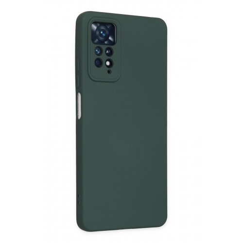 Newface Xiaomi Redmi Note 11 Pro Kılıf Nano içi Kadife Silikon - Koyu Yeşil Newface Xiaomi Redmi Note 11 Pro Kılıf Nano içi Kadife Silikon - Koyu Yeşil
