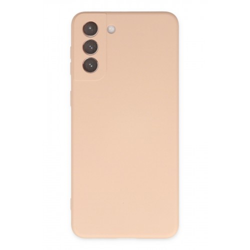Newface Samsung Galaxy S21 FE Kılıf Nano içi Kadife Silikon - Pudra Newface Samsung Galaxy S21 FE Kılıf Nano içi Kadife Silikon - Pudra