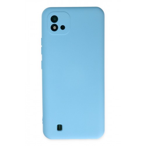 Newface Realme C11 2021 Kılıf Nano içi Kadife Silikon - Mavi Newface Realme C11 2021 Kılıf Nano içi Kadife Silikon - Mavi