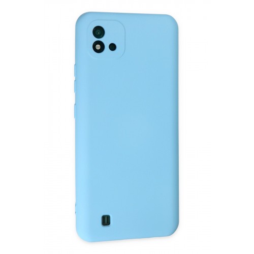Newface Realme C11 2021 Kılıf Nano içi Kadife Silikon - Mavi Newface Realme C11 2021 Kılıf Nano içi Kadife Silikon - Mavi