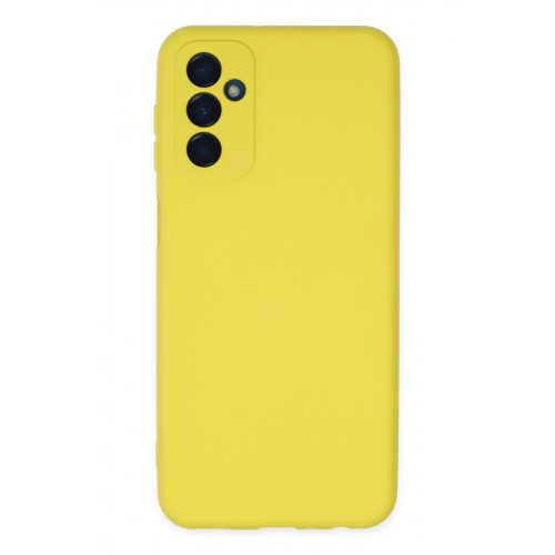 Newface Samsung Galaxy M23 Kılıf Nano içi Kadife Silikon - Sarı Newface Samsung Galaxy M23 Kılıf Nano içi Kadife Silikon - Sarı