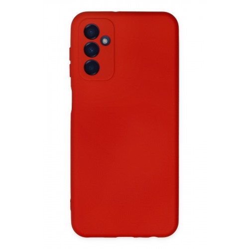 Newface Samsung Galaxy M23 Kılıf Nano içi Kadife Silikon - Kırmızı Newface Samsung Galaxy M23 Kılıf Nano içi Kadife Silikon - Kırmızı