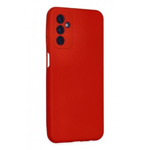 Newface Samsung Galaxy M23 Kılıf Nano içi Kadife Silikon - Kırmızı Newface Samsung Galaxy M23 Kılıf Nano içi Kadife Silikon - Kırmızı
