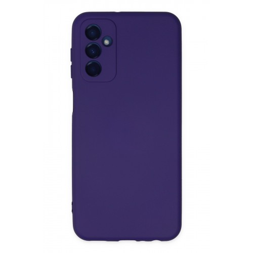 Newface Samsung Galaxy M23 Kılıf Nano içi Kadife Silikon - Mor Newface Samsung Galaxy M23 Kılıf Nano içi Kadife Silikon - Mor