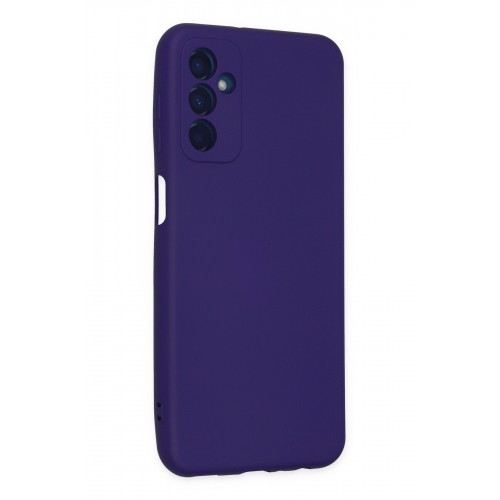 Newface Samsung Galaxy M23 Kılıf Nano içi Kadife Silikon - Mor Newface Samsung Galaxy M23 Kılıf Nano içi Kadife Silikon - Mor