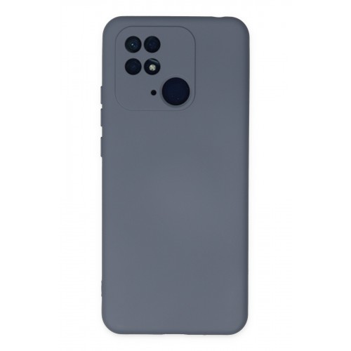 Newface Xiaomi Redmi 10C Kılıf Nano içi Kadife Silikon - Gri Newface Xiaomi Redmi 10C Kılıf Nano içi Kadife Silikon - Gri