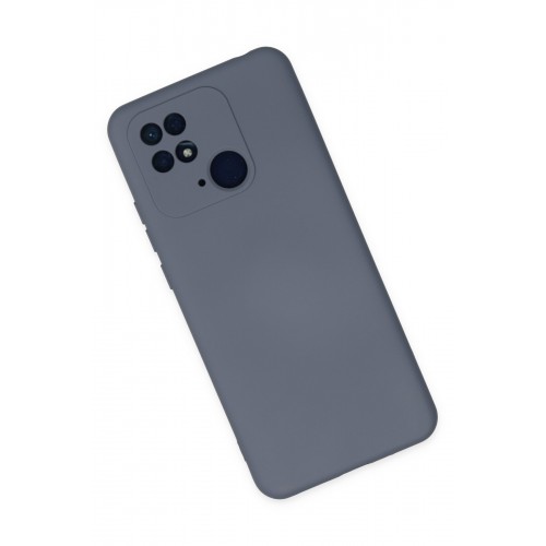 Newface Xiaomi Redmi 10C Kılıf Nano içi Kadife Silikon - Gri Newface Xiaomi Redmi 10C Kılıf Nano içi Kadife Silikon - Gri